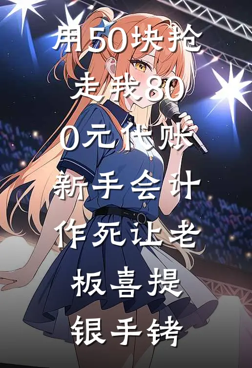用50块抢走我800元代账，新手会计作死让老板喜提银手铐