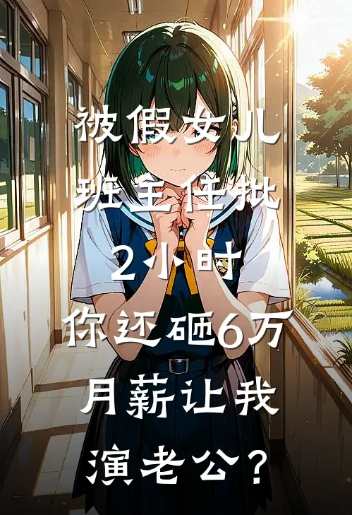 被假女儿班主任批2小时，你还砸6万月薪让我演老公？