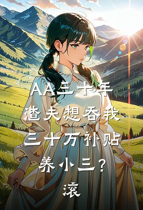 AA三十年，渣夫想吞我三十万补贴养小三？滚