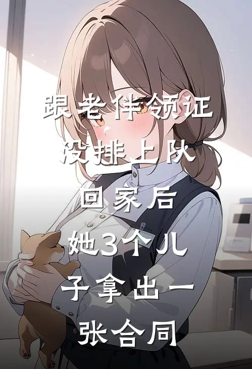 跟老伴领证没排上队，回家后，她3个儿子拿出一张合同