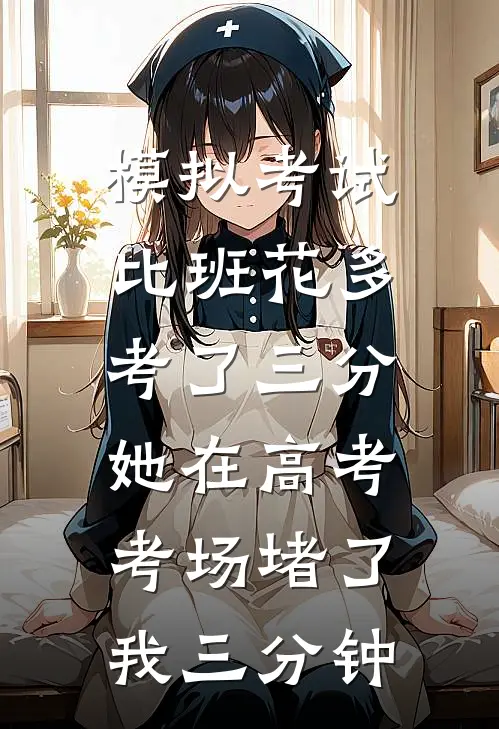 模拟考试比班花多考了三分，她在高考考场堵了我三分钟