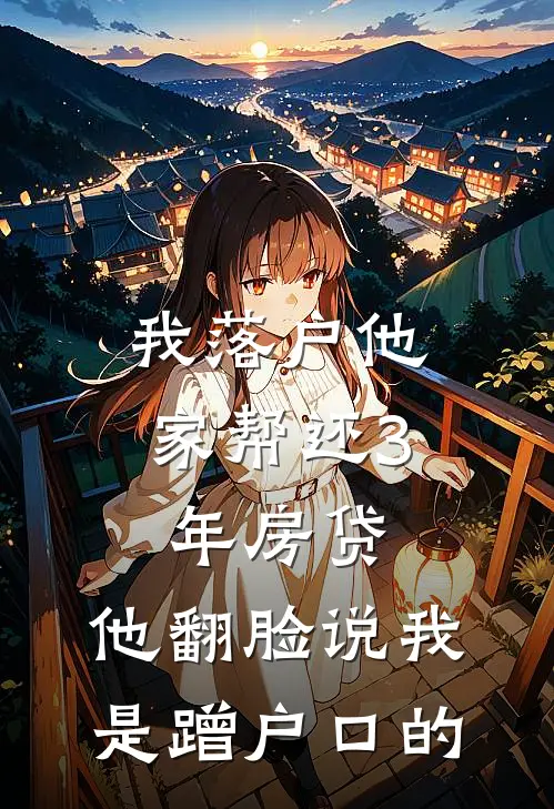 我落户他家帮还3年房贷，他翻脸说我是蹭户口的