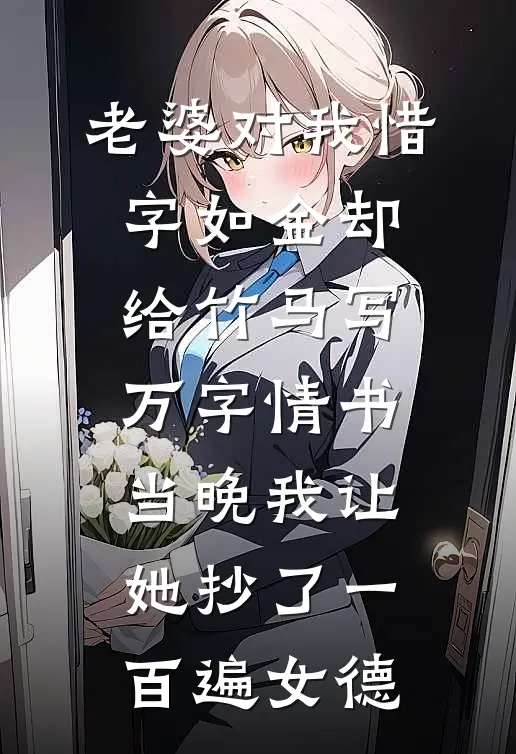 老婆对我惜字如金却给竹马写万字情书，当晚我让她抄了一百遍女德