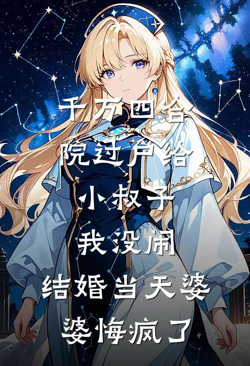 千万四合院过户给小叔子，我没闹，结婚当天婆婆悔疯了