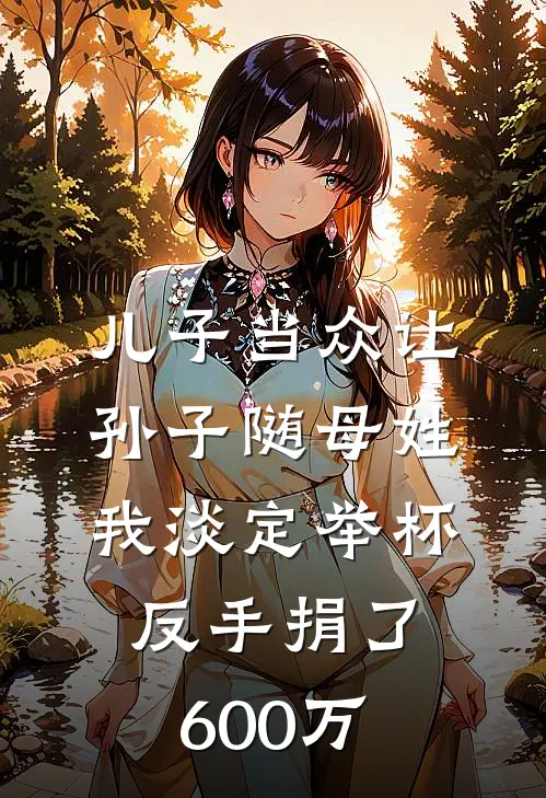 儿子当众让孙子随母姓，我淡定举杯，反手捐了600万