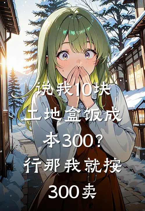 说我10块工地盒饭成本300？行，那我就按300卖