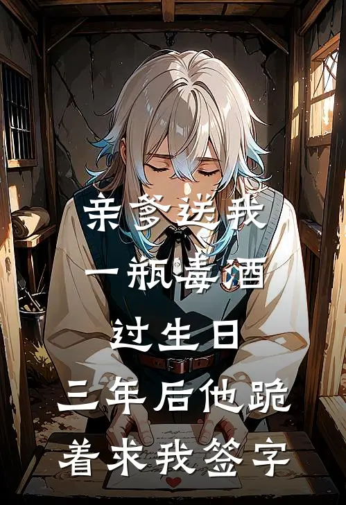亲爹送我一瓶毒酒过生日，三年后他跪着求我签字