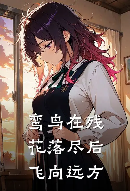 鸾鸟在残花落尽后飞向远方