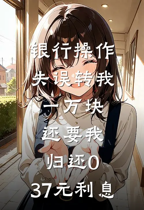 银行操作失误转我一万块，还要我归还0.37元利息