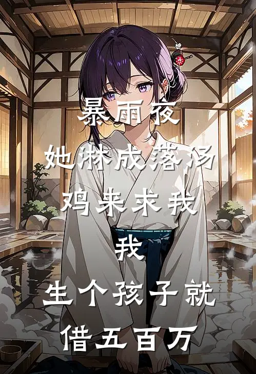 暴雨夜，她淋成落汤鸡来求我，我：生个孩子就借五百万