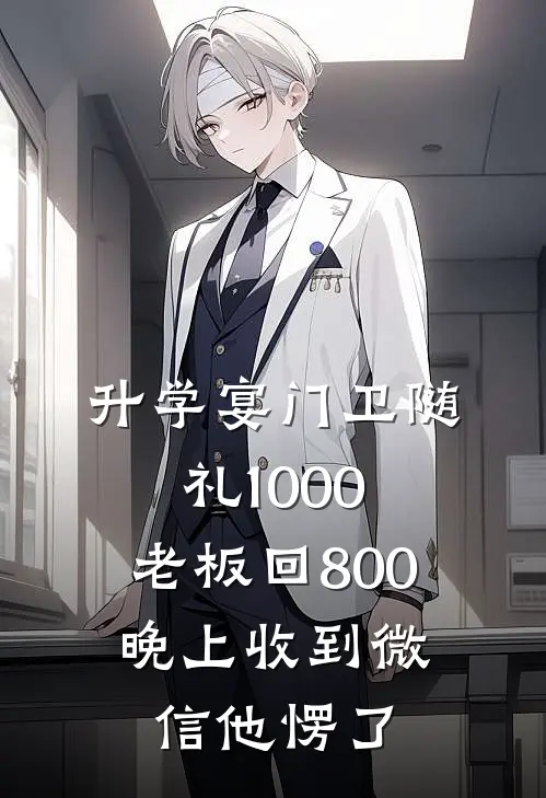 升学宴门卫随礼1000，老板回800，晚上收到微信他愣了