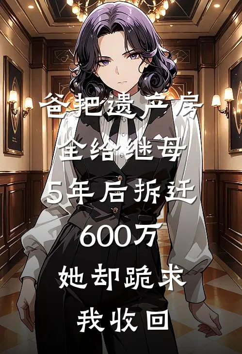 爸把遗产房全给继母，5年后拆迁600万，她却跪求我收回