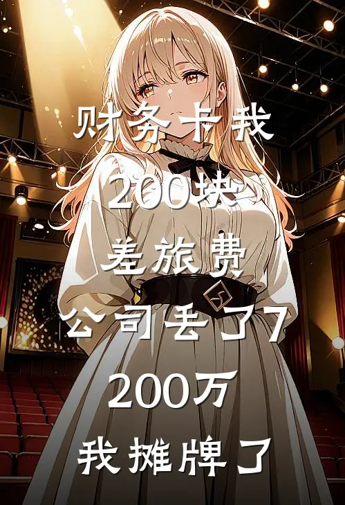 财务卡我200块差旅费，公司丢了7200万我摊牌了