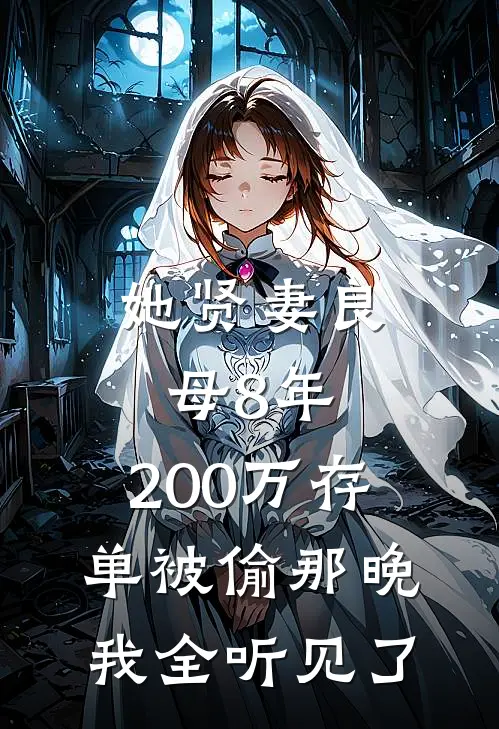 她贤妻良母8年，200万存单被偷那晚我全听见了