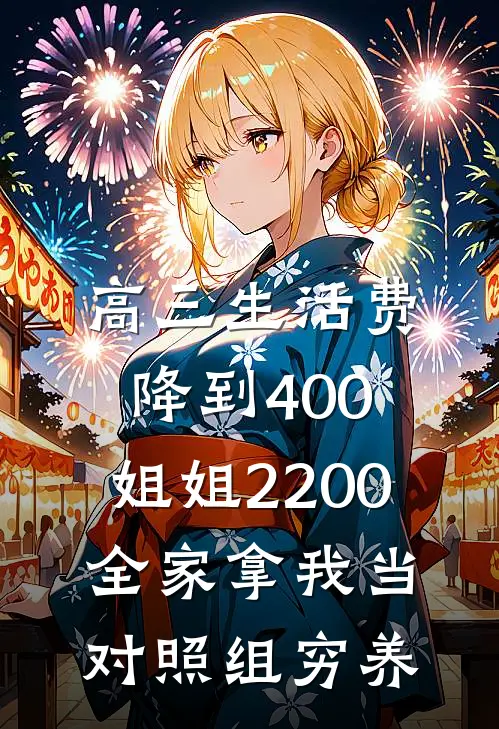 高三生活费降到400，姐姐2200，全家拿我当对照组穷养