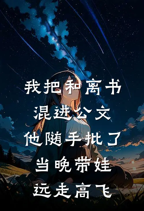 我把和离书混进公文，他随手批了，当晚带娃远走高飞