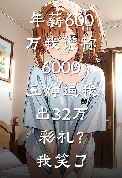 年薪600万我谎称6000，三婶逼我出32万彩礼？我笑了