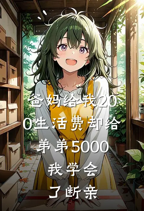 爸妈给我200生活费却给弟弟5000，我学会了断亲