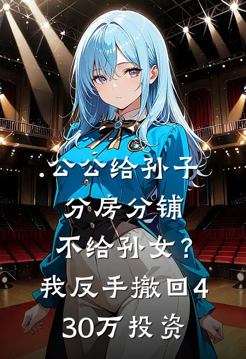 公公给孙子分房分铺，不给孙女？我反手撤回430万投资