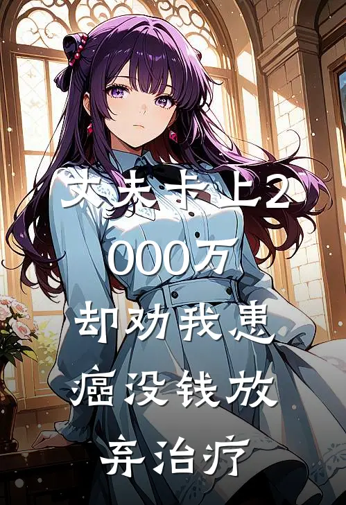 丈夫卡上2000万，却劝我患癌没钱放弃治疗