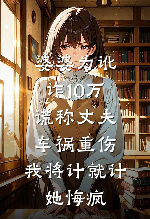 婆婆为讹诈10万谎称丈夫车祸重伤，我将计就计，她悔疯
