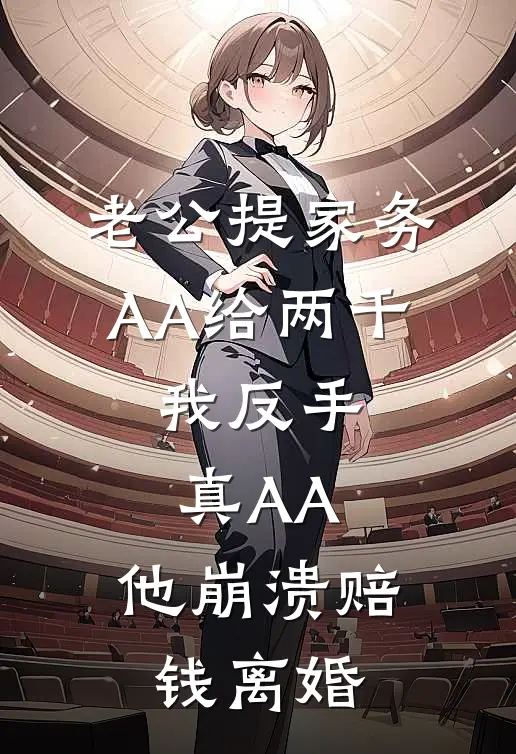 老公提家务AA给两千，我反手真AA，他崩溃赔钱离婚
