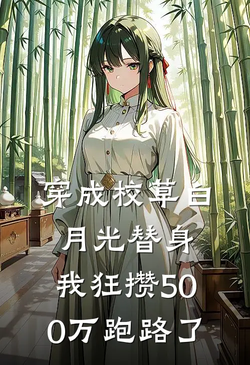 穿成校草白月光替身，我狂攒500万跑路了