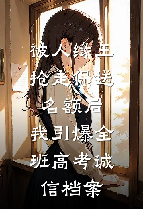 被“人缘王”抢走保送名额后，我引爆全班高考诚信档案