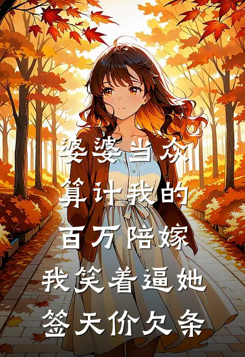 婆婆当众算计我的百万陪嫁，我笑着逼她签天价欠条