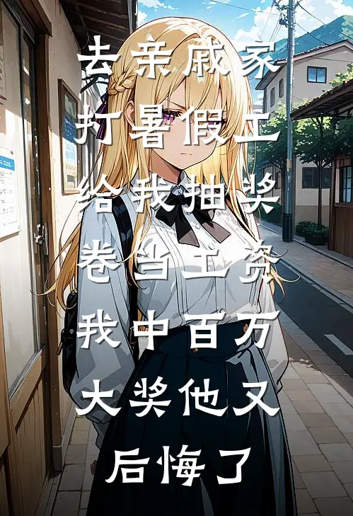 去亲戚家打暑假工给我抽奖卷当工资,我中百万大奖他又后悔了
