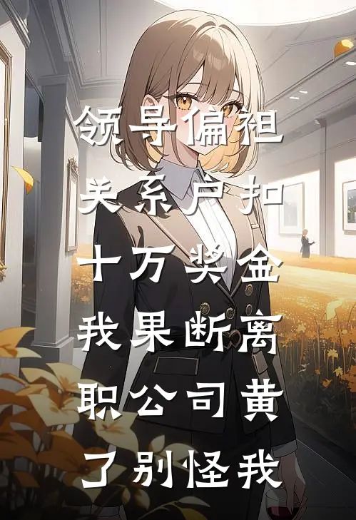 领导偏袒关系户扣十万奖金，我果断离职公司黄了别怪我