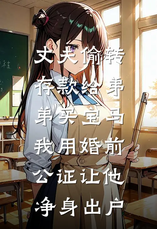 丈夫偷转存款给弟弟买宝马，我用婚前公证让他净身出户