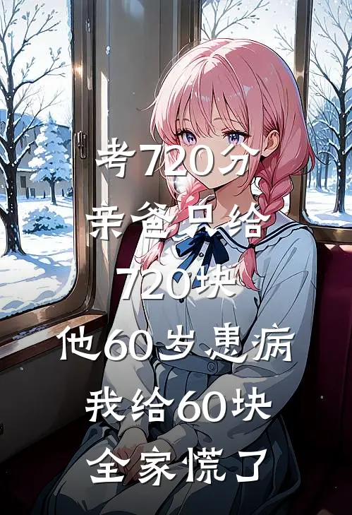 考720分亲爸只给720块，他60岁患病，我给60块全家慌了