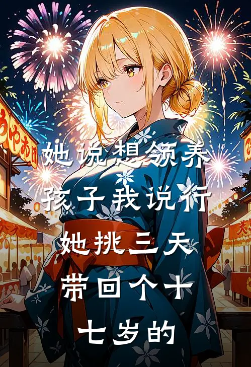 她说想领养孩子我说行，她挑三天，带回个十七岁的