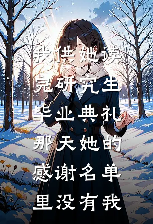 我供她读完研究生,毕业典礼那天她的感谢名单里没有我