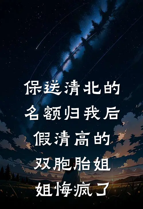保送清北的名额归我后,假清高的双胞胎姐姐悔疯了