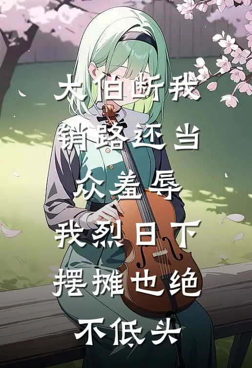 大伯断我销路还当众羞辱,我烈日下摆摊也绝不低头