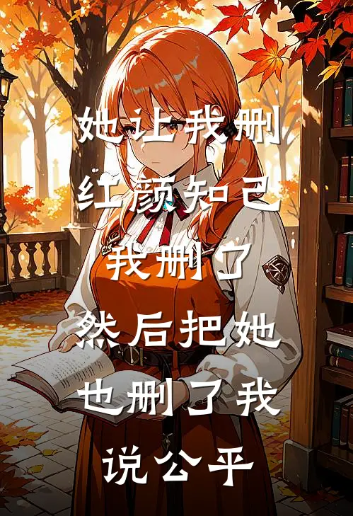 她让我删红颜知己我删了，然后把她也删了我说公平