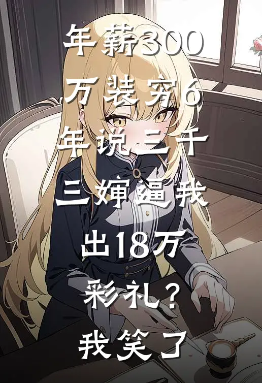 年薪300万装穷6年说三千，三婶逼我出18万彩礼？我笑了