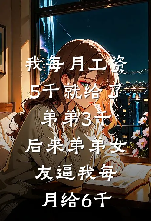 我每月工资5千就给了弟弟3千，后来弟弟女友逼我每月给6千