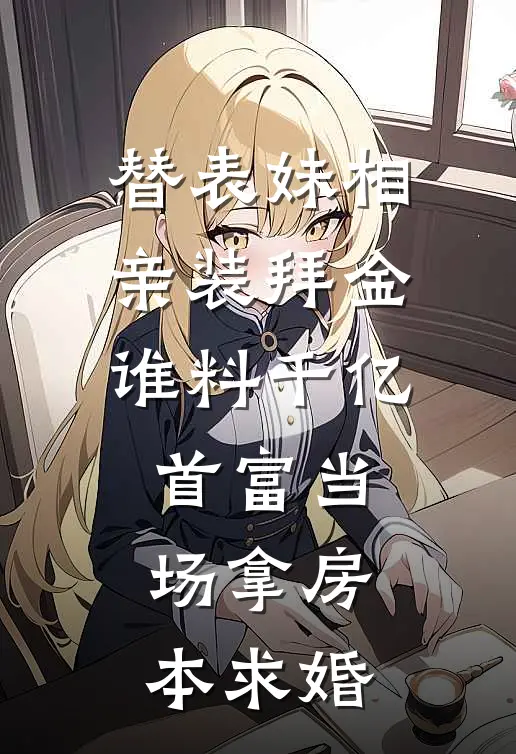 替表妹相亲装拜金，谁料千亿首富当场拿房本求婚