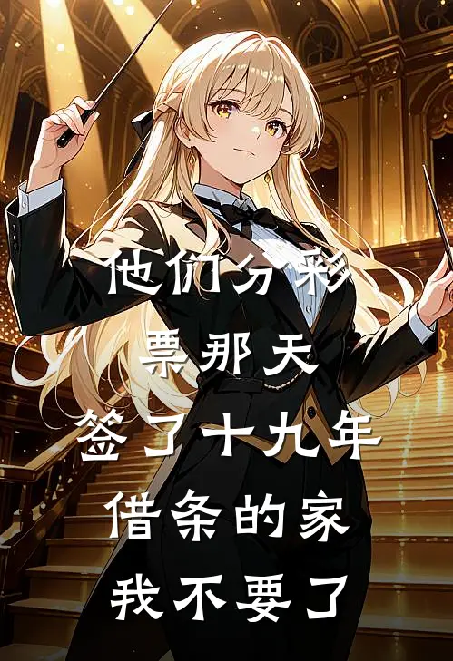 他们分彩票那天，签了十九年借条的家我不要了