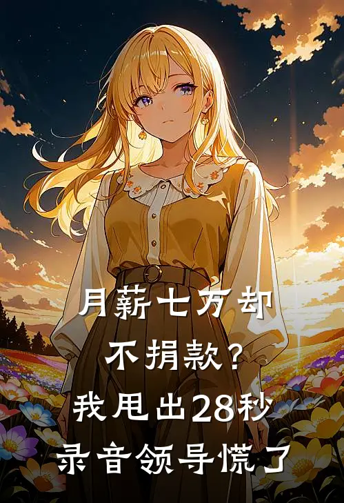 月薪七万却不捐款?我甩出28秒录音,领导慌了
