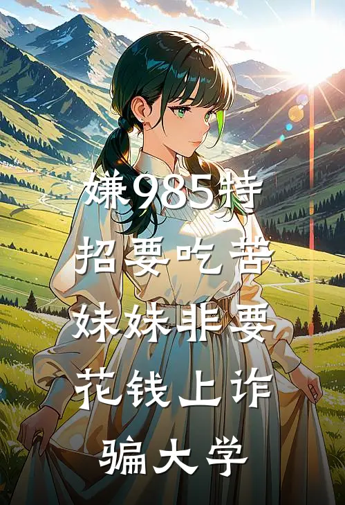 嫌985特招要吃苦，妹妹非要花钱上诈骗大学