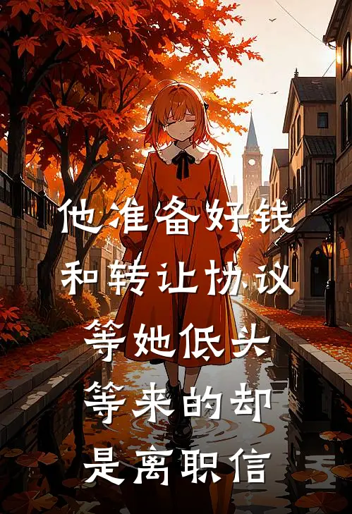 他准备好钱和转让协议等她低头，等来的却是离职信