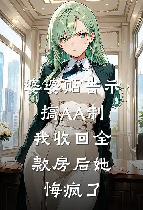 婆婆贴告示搞AA制，我收回全款房后她悔疯了