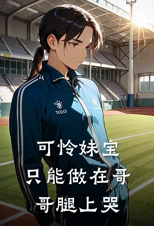 可怜妹宝,只能做在哥哥腿上哭