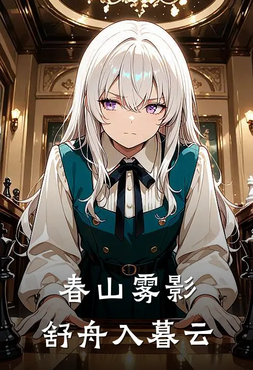 春山雾影，舒舟入暮云