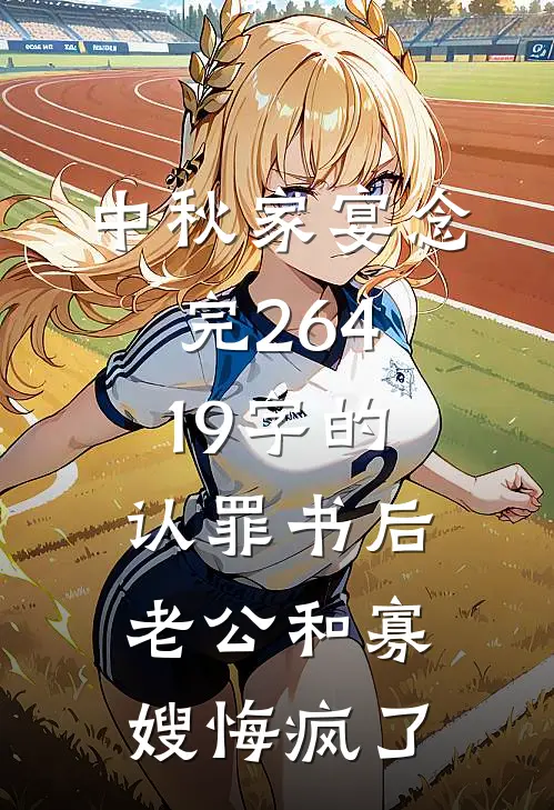 中秋家宴念完26419字的认罪书后，老公和寡嫂悔疯了