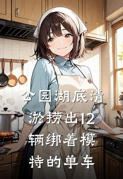公园湖底清淤捞出12辆绑着模特的单车